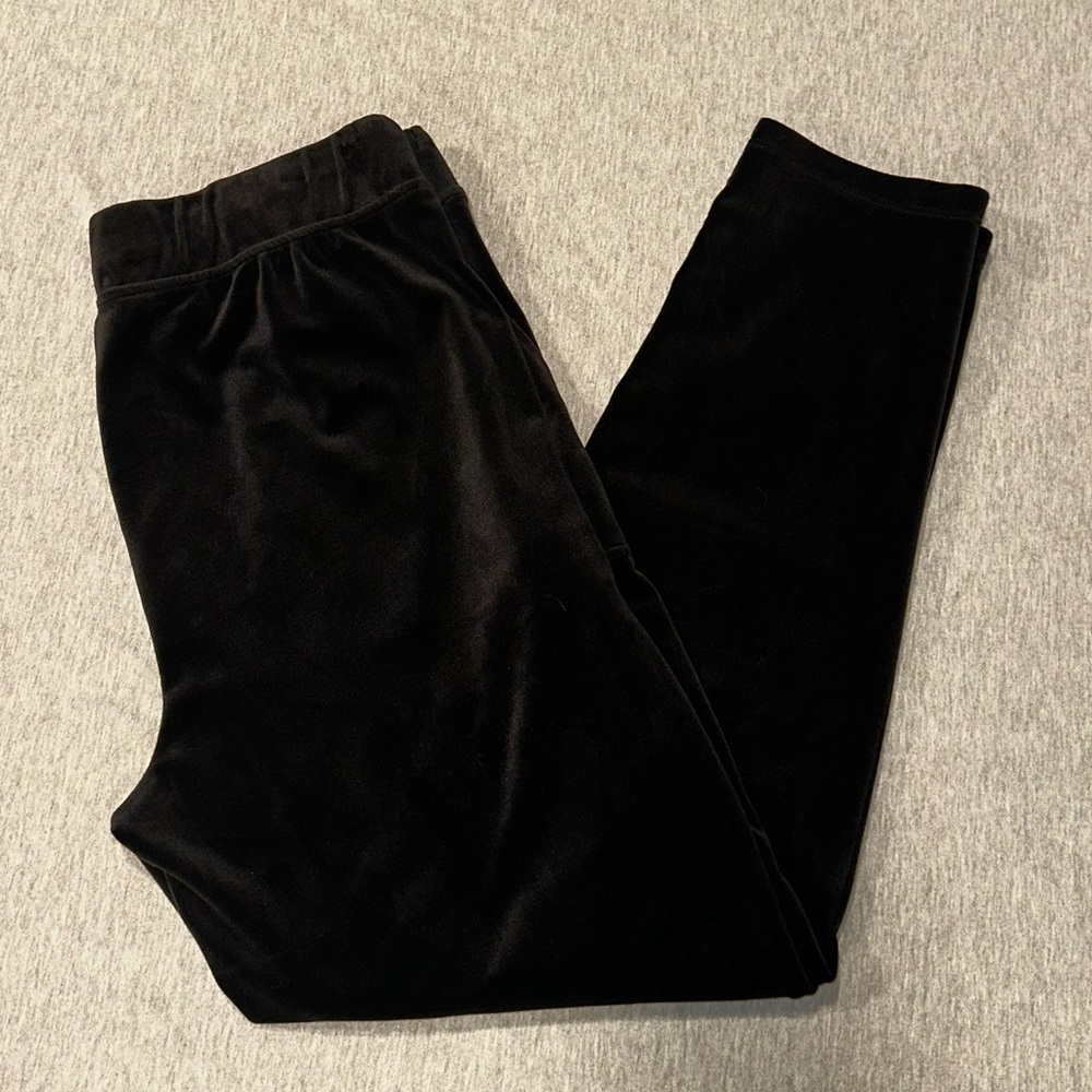 Time and Tru Black Velvet Pants